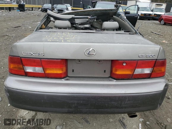 1997 Lexus ES 300 Luxury Sport Sdn with VIN JT8BF22G1V0036380, listed as a Copart auction lot 86487934 with 0 mi miles and Non Repairable. Bid and sale history available at carsss.com. Image 6.
