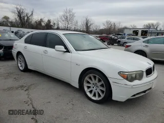 2005 BMW 7 Series 745Li with VIN WBAGN63545DS58481, listed as a Copart auction lot 78895514 with 0 mi miles and Clean Title. Bid and sale history available at carsss.com. Image 4.