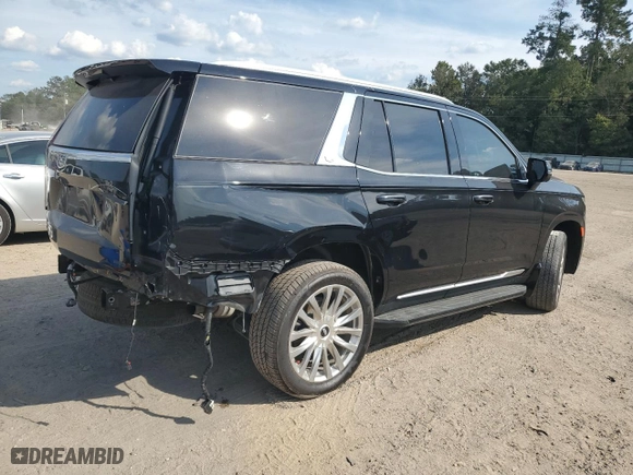 2021 Cadillac Escalade RWD Premium Luxury with VIN 1GYS3BKL8MR418112, listed as a Copart auction lot 72939754 with 52,165 mi miles and Salvage Title. Bid and sale history available at carsss.com. Image 3.