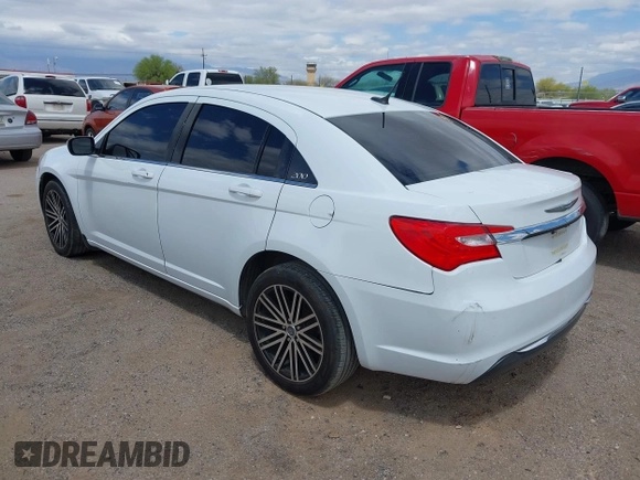 2014 Chrysler 200 LX with VIN 1C3CCBAB1EN210802, listed as a IAAI auction lot 42119888 with 154,808 mi miles and . Bid and sale history available at carsss.com. Image 3.