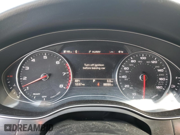 2017 Audi A7 Premium Plus with VIN WAUW2AFC1HN053703, listed as a Copart auction lot 52432655 with 86,090 mi miles and Salvage Title. Bid and sale history available at carsss.com. Image 9.