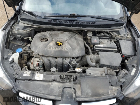 2015 Hyundai Elantra SE with VIN 5NPDH4AE6FH632105, listed as a Copart auction lot 50212505 with 345,478 mi miles and Salvage Title. Bid and sale history available at DreamBid. Image 11.