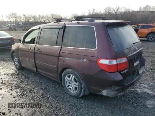 2007 Honda Odyssey EX-L with VIN 5FNRL38727B437835, listed as a Copart auction lot 50268105 with 233,713 mi miles and Clean Title. Bid and sale history available at carsss.com. Image 2.
