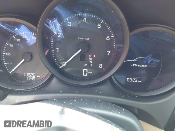 2023 Porsche Macan with VIN WP1AA2A56PLB03471, listed as a IAAI auction lot 42460188 with 11,826 mi miles and . Bid and sale history available at DreamBid. Image 7.