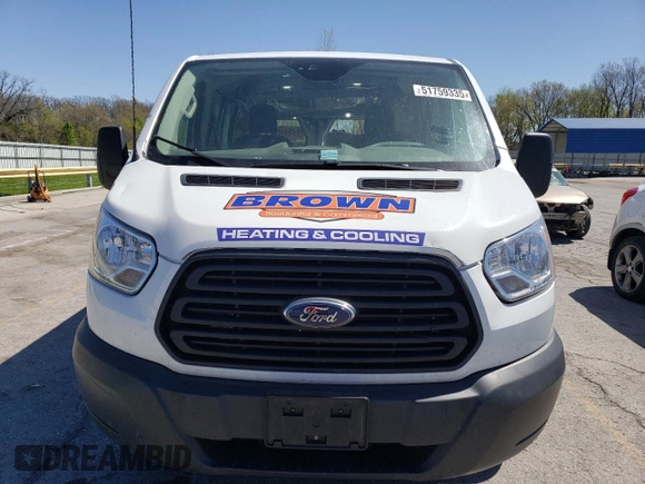 2019 Ford Transit with VIN 1FTYR1ZM1KKB34575, listed as a Copart auction lot 51759335 with 112,605 mi miles and Salvage Title. Bid and sale history available at DreamBid. Image 5.