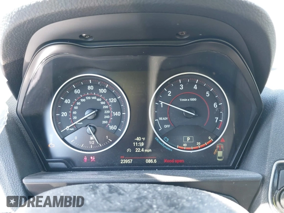 2015 BMW 2 Series M235i with VIN WBA1J7C59FV254140, listed as a IAAI auction lot 41642427 with 23,957 mi miles and . Bid and sale history available at carsss.com. Image 7.