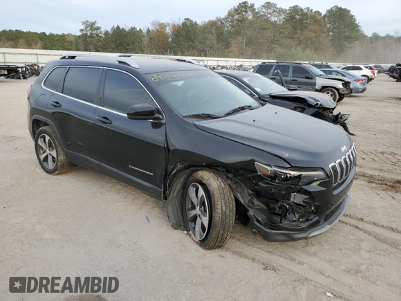 2020 Jeep Cherokee Limited with VIN 1C4PJLDB9LD535298, listed as a Copart auction lot 84803484 with 94,385 mi miles and Salvage Title. Bid and sale history available at carsss.com. Image 4.
