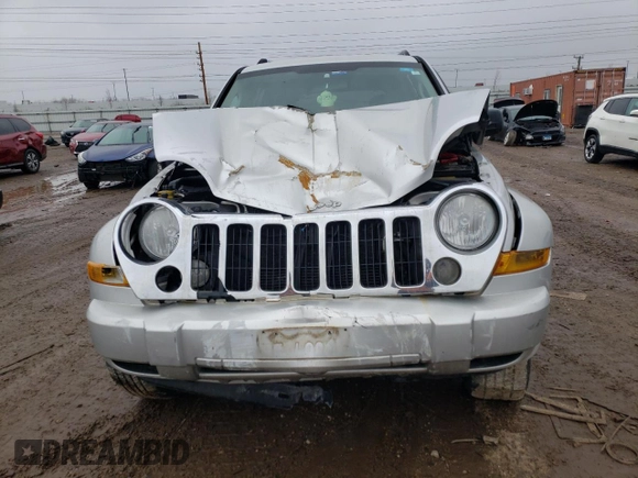2007 Jeep Liberty Limited with VIN 1J4GL58K87W523258, listed as a Copart auction lot 71927254 with 142,630 mi miles and Salvage Title. Bid and sale history available at DreamBid. Image 5.