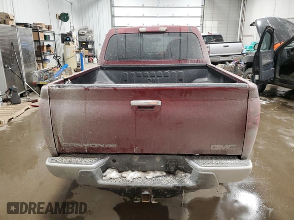 2010 GMC Canyon SLE1 with VIN 1GTJTCDE8A8113426, listed as a Copart auction lot 45753455 with 185,676 mi miles and Salvage Title. Bid and sale history available at carsss.com. Image 6.