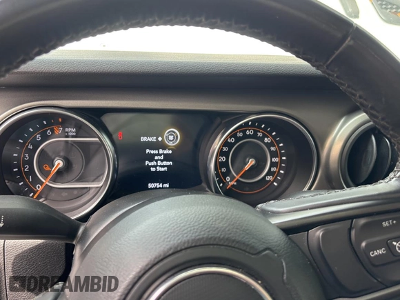 2021 Jeep Gladiator 80th Anniversary with VIN 1C6HJTAG0ML541509, listed as a Copart auction lot 50540975 with 50,754 mi miles and Clean title. Bid and sale history available at DreamBid. Image 8.