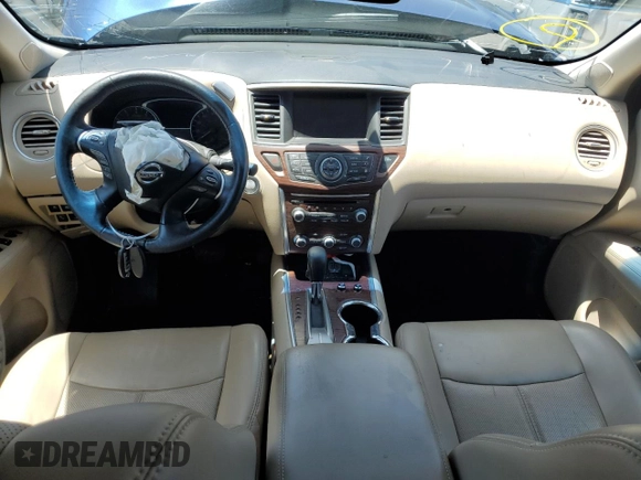 2018 Nissan Pathfinder Platinum z VIN 5N1DR2MN8JC669962, wystawiony jako Copart lot #56760475 z przebiegiem Nie podano mil oraz Szkoda całkowita • Salvage title. Historia ofert i sprzedaży dostępna na DreamBid. Obrazek 8.
