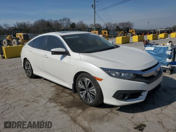 2017 Honda Civic Sedan EX-T with VIN 19XFC1F32HE031911, listed as a Copart auction lot 50859725 with 280,873 mi miles and Salvage Title. Bid and sale history available at carsss.com. Image 4.