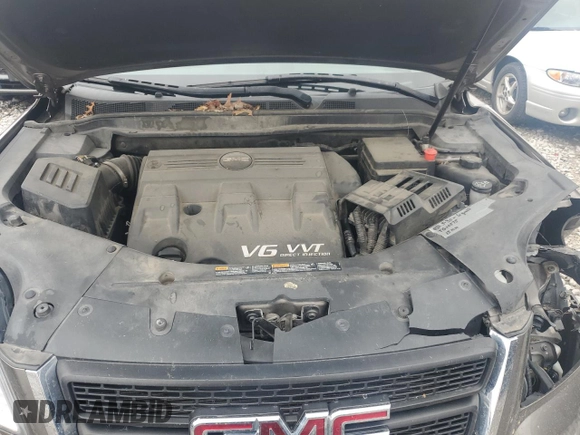 2011 GMC Terrain SLE-2 with VIN 2CTFLSE53B6437345, listed as a Copart auction lot 80889644 with 106,921 mi miles and Salvage Title. Bid and sale history available at carsss.com. Image 12.