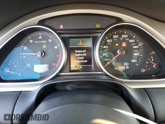 2015 Audi Q7 3.0T S line Prestige with VIN WA1DGBFE9FD005673, listed as a Copart auction lot 43054265 with 143,210 mi miles and Salvage Title. Bid and sale history available at carsss.com. Image 9.