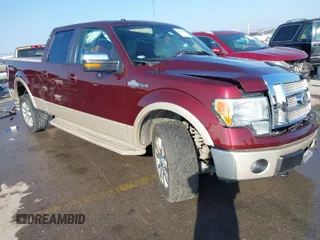 2009 Ford F-150 XL with VIN 1FTPW14V99KB89354, listed as a IAAI auction lot 41791929 with 126,814 mi miles. Bid and sale history available at carsss.com. Image 1.
