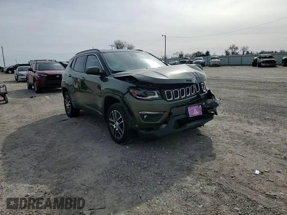 2018 Jeep Compass Altitude with VIN 3C4NJDBBXJT177703, listed as a Copart auction lot 88460305 with 107,983 mi miles and Salvage Title. Bid and sale history available at carsss.com. Image 12.