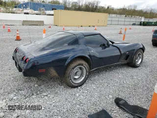 1979 Chevrolet Corvette with VIN 1Z8789S443088, listed as a Copart auction lot 54487225 with 22,449 mi miles and Salvage title. Bid and sale history available at DreamBid. Image 3.