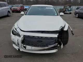 2017 Infiniti Q50 2.0t with VIN JN1CV7ARXHM682249, listed as a Copart auction lot 49639315 with 71,362 mi miles and Salvage Title. Bid and sale history available at carsss.com. Image 5.