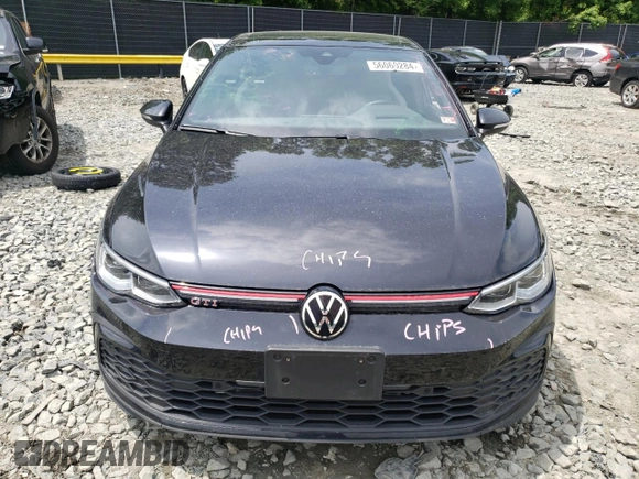 2022 Volkswagen GTI Autobahn with VIN WVW587CD9NW216858, listed as a Copart auction lot 56060284 with 19,931 mi miles and . Bid and sale history available at DreamBid. Image 5.