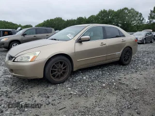 2003 Honda Accord LX с VIN 3HGCM56383G712659, выставлен на аукционе Copart как лот 64195675 с пробегом 165 788 миль миль и Чистый • Clean title. История ставок и продаж доступна на DreamBid. Изображение 1.