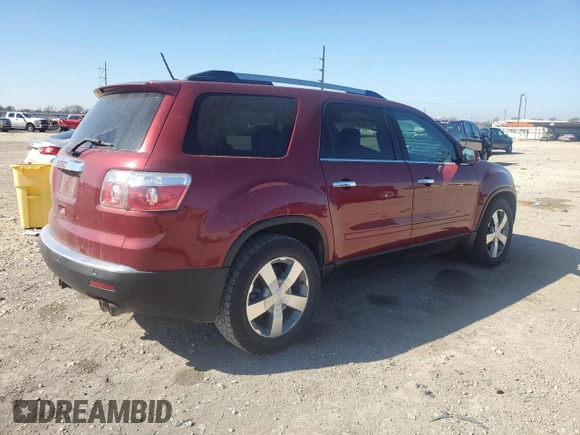 2011 GMC Acadia SLT1 with VIN 1GKKRREDXBJ198358, listed as a Copart auction lot 46448755 with 120,514 mi miles and Salvage Title. Bid and sale history available at carsss.com. Image 3.