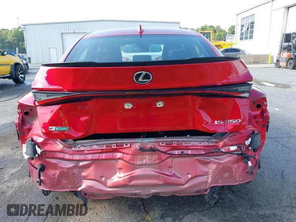 2021 Lexus IS 350 F Sport with VIN JTHGZ1B25M5039117, listed as a IAAI auction lot 42673077 with 52,855 mi miles and . Bid and sale history available at DreamBid. Image 16.