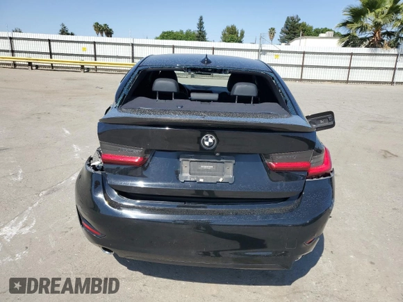 2020 BMW 3 Series 330i with VIN 3MW5R1J03L8B06045, listed as a Copart auction lot 55536645 with 105,080 mi miles and Salvage title. Bid and sale history available at DreamBid. Image 6.