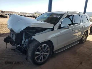 2016 Mercedes-Benz GL with VIN 4JGDF2EE2GA650948, listed as a Copart auction lot 84957814 with 61,303 mi miles and Salvage Title. Bid and sale history available at carsss.com. Image 1.