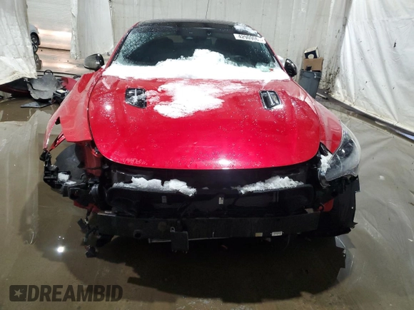 2018 Kia Stinger GT2 with VIN KNAE55LC6J6028469, listed as a Copart auction lot 42909065 with 97,136 mi miles and Salvage Title. Bid and sale history available at DreamBid. Image 5.
