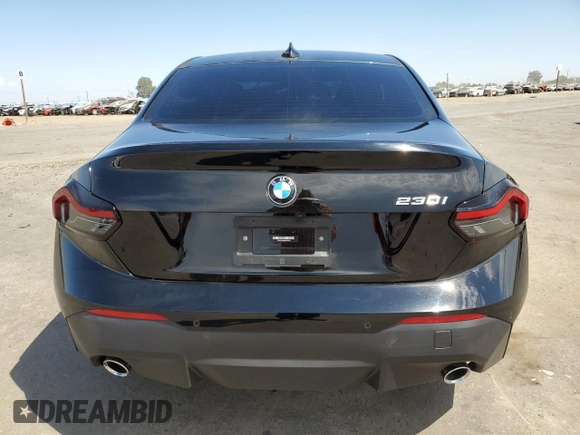 2022 BMW 2 Series 230i with VIN 3MW23CM02N8C60678, listed as a Copart auction lot 60443503 with 0 mi miles. Bid and sale history available at carsss.com. Image 6.