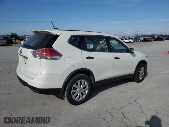 2016 Nissan Rogue S with VIN JN8AT2MT2GW021147, listed as a Copart auction lot 41972655 with 60,238 mi miles and Clean Title. Bid and sale history available at DreamBid. Image 3.