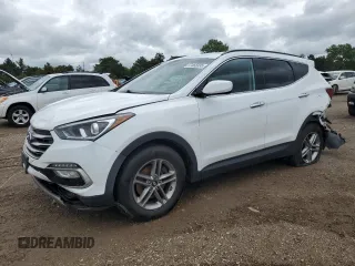 2017 Hyundai Santa Fe 2.4L z VIN 5NMZUDLB9HH029508, wystawiony jako Copart lot #57465335 z przebiegiem 69 360 mil mil oraz Szkoda całkowita • Salvage title. Historia ofert i sprzedaży dostępna na DreamBid. Obrazek 1.