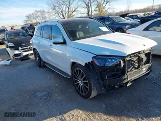 2020 Mercedes-Benz GLS with VIN 4JGFF8GE8LA226953, listed as a IAAI auction lot 41426965 with 33,132 mi miles. Bid and sale history available at carsss.com. Image 1.