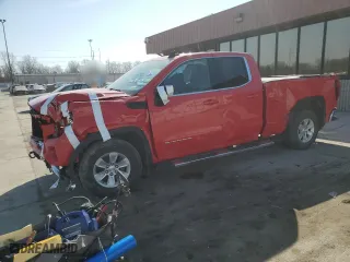 2020 GMC Sierra 1500 SLE with VIN 1GTR9BEK1LZ168569, listed as a Copart auction lot 48932105 with 42,893 mi miles and Salvage Title. Bid and sale history available at carsss.com. Image 1.
