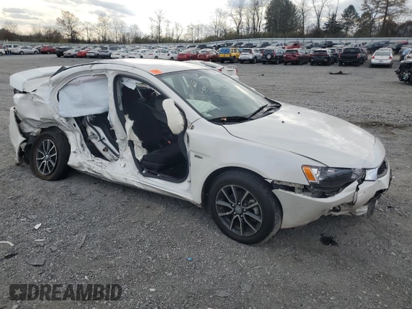 2017 Mitsubishi Lancer ES with VIN JA32U2FU4HU006132, listed as a Copart auction lot 79801074 with 66,427 mi miles and Salvage Title. Bid and sale history available at DreamBid. Image 4.