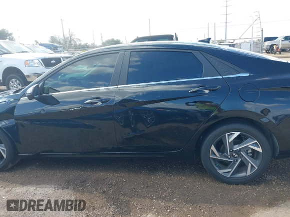 2024 Hyundai Elantra Limited with VIN KMHLP4DG7RU718847, listed as a IAAI auction lot 41506091 with 10,918 mi miles and . Bid and sale history available at DreamBid. Image 14.