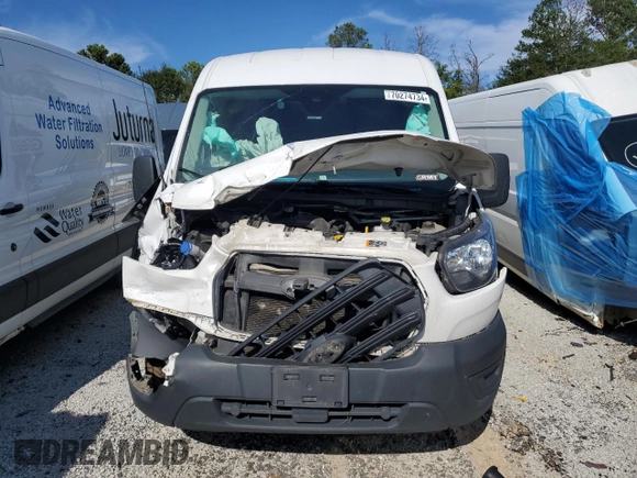 2022 Ford Transit Cargo с VIN 1FTBR1C86NKA35336, выставлен на аукционе Copart как лот 70274734 с пробегом 113 110 миль миль и Списание • Salvage title. История ставок и продаж доступна на DreamBid. Изображение 5.