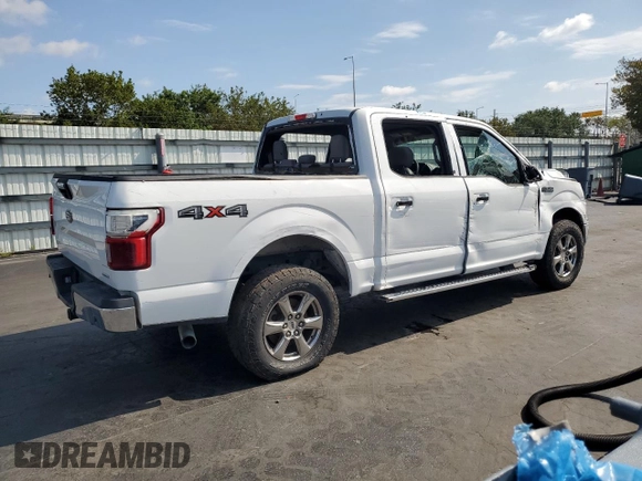 2020 Ford F-150 XL with VIN 1FTEW1EP1LFB38518, listed as a Copart auction lot 52570445 with Not Provided miles and Salvage Title. Bid and sale history available at carsss.com. Image 3.