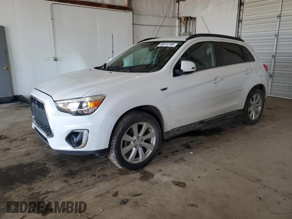 2015 Mitsubishi Outlander Sport 2.4 GT with VIN 4A4AP4AW6FE040761, listed as a Copart auction lot 46614195 with 139,448 mi miles and Clean Title. Bid and sale history available at carsss.com. Image 1.