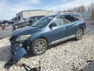 2014 Nissan Pathfinder Platinum with VIN 5N1AR2MM8EC658301, listed as a Copart auction lot 50062445 with 217,085 mi miles and Clean Title. Bid and sale history available at carsss.com. Image 1.