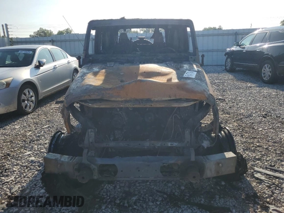 2018 Jeep Wrangler JK Unlimited Sport S with VIN 1C4BJWDG0JL912451, listed as a Copart auction lot 68477194 with 0 mi miles and Non Repairable. Bid and sale history available at carsss.com. Image 5.