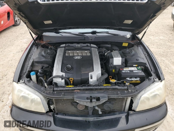 2005 Hyundai XG z VIN KMHFU45E65A379433, wystawiony jako Copart lot #73921434 z przebiegiem Nie podano mil oraz Szkoda całkowita • Salvage title. Historia ofert i sprzedaży dostępna na DreamBid. Obrazek 11.