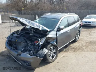 2019 Nissan Pathfinder S with VIN 5N1DR2MM6KC591691, listed as a IAAI auction lot 41803630 with 66,794 mi miles. Bid and sale history available at carsss.com. Image 18.