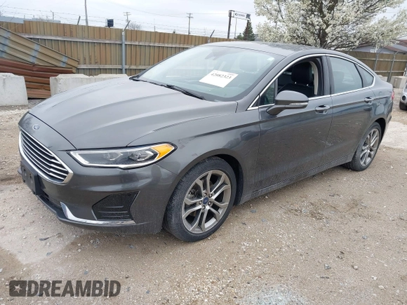 2019 Ford Fusion SEL with VIN 3FA6P0CDXKR129411, listed as a IAAI auction lot 42082323 with 126,048 mi miles and . Bid and sale history available at DreamBid. Image 17.