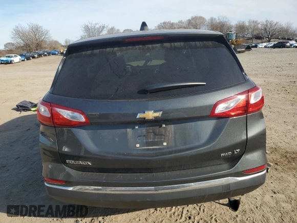 2018 Chevrolet Equinox LT with VIN 3GNAXSEV0JL262130, listed as a Copart auction lot 47670325 with 64,778 mi miles and Salvage Title. Bid and sale history available at carsss.com. Image 6.