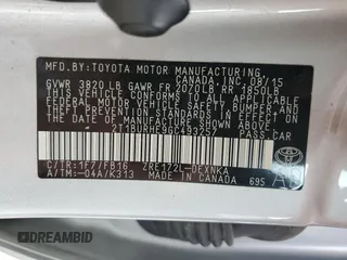 2016 Toyota Corolla L z VIN 2T1BURHE9GC493257, wystawiony jako Copart lot #57447485 z przebiegiem 178 565 mil mil oraz Szkoda całkowita • Salvage title. Historia ofert i sprzedaży dostępna na DreamBid. Obrazek 12.