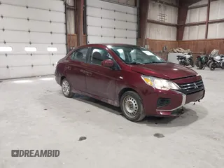 2021 Mitsubishi Mirage G4 ES with VIN ML32FUFJ9MHF03800, listed as a IAAI auction lot 41839537 with 40,120 mi miles. Bid and sale history available at carsss.com. Image 1.