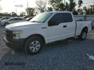 2015 Ford F-150 XL with VIN 1FTEX1CF5FFD09718, listed as a Copart auction lot 50145635 with 144,735 mi miles and Salvage Title. Bid and sale history available at carsss.com. Image 1.