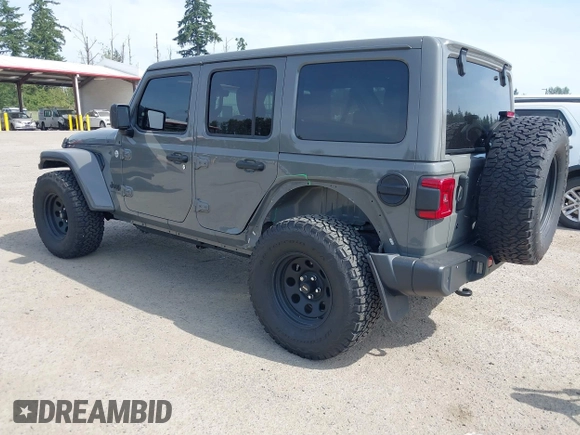 2019 Jeep Wrangler Unlimited Sahara with VIN 1C4HJXEG6KW644553, listed as a IAAI auction lot 42465842 with 40,226 mi miles and . Bid and sale history available at DreamBid. Image 3.
