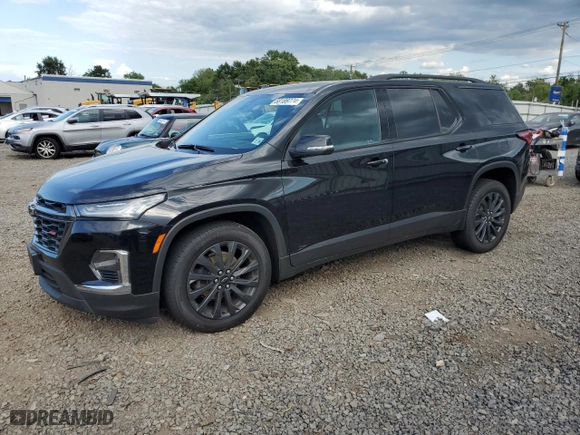 2023 Chevrolet Traverse RS with VIN 1GNEVJKW5PJ207218, listed as a Copart auction lot 68189774 with 16,502 mi miles and Salvage Title. Bid and sale history available at carsss.com. Image 1.